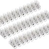 3Pack Screw 12 Terminal Block 3A 12 Dual Row Type U Wire Connector